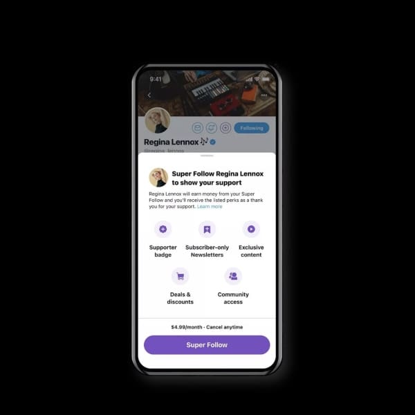 Nuevo super follow de Twitter 