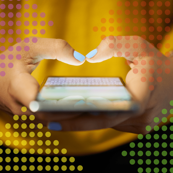 Teclado colores WhatsApp