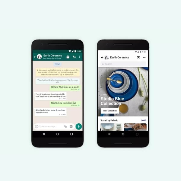 WhatsApp business facebook 