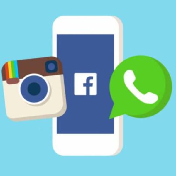 Facebook Instagram y WhatsApp 