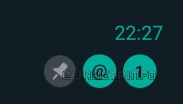 WhatsApp insignia de mención 