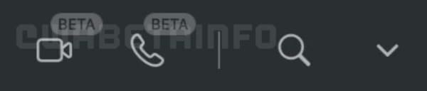 WhatsApp Web videollamadas botones 