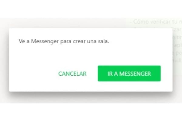 WhatsApp Web videollamadas Messenger Rooms 