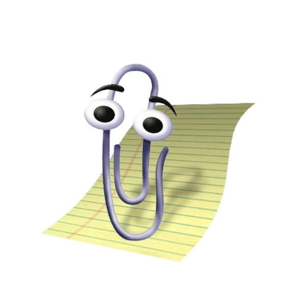 WordArt clippy Microsoft 95 