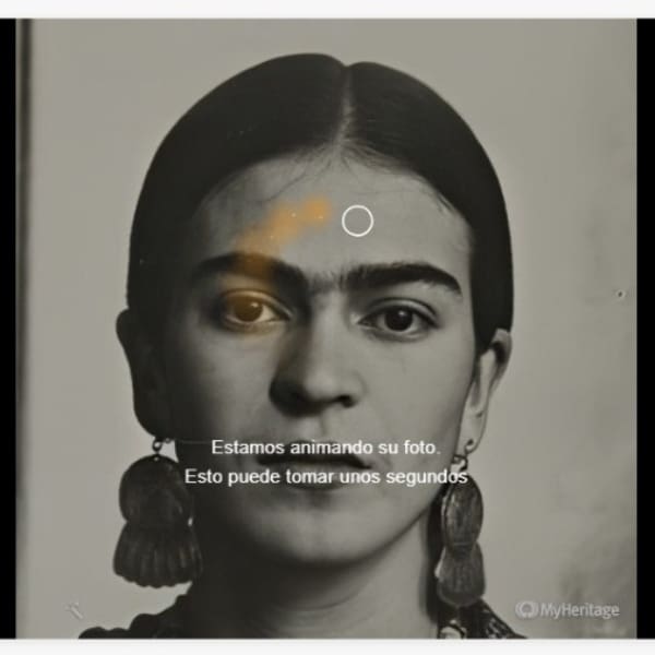Frida Kahlo Deep Nostalgia foto 
