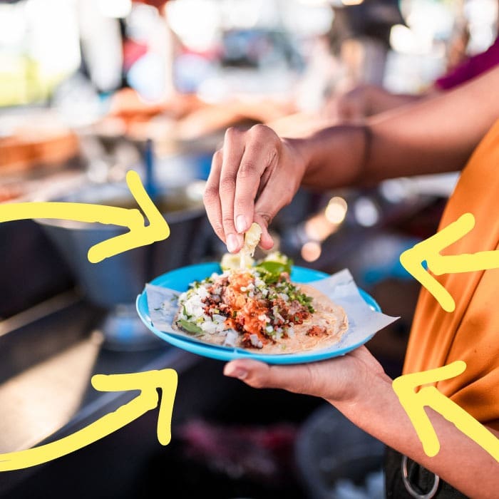 mapa que muestra que cada mexicano tiene una taquería a 400 metros