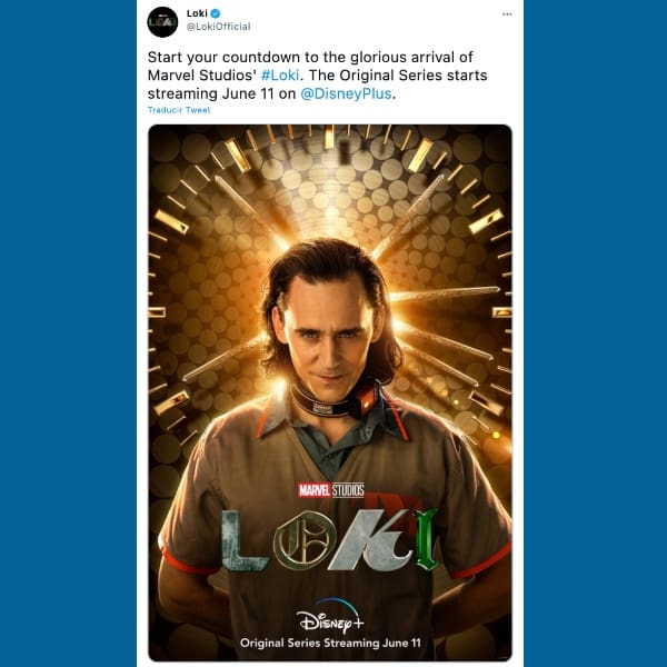 primer poster de loki