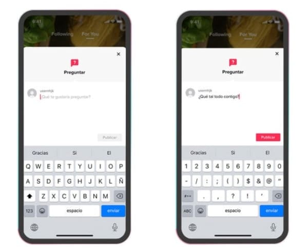 TikTok preguntas comentarios 