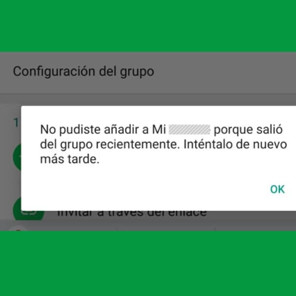 WhatsApp aplica un tiempo de espera por salir de un grupo