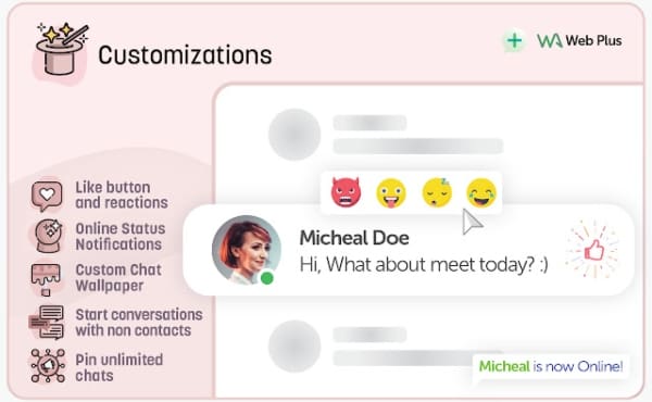 WhatsApp Web extensión Google Plus 