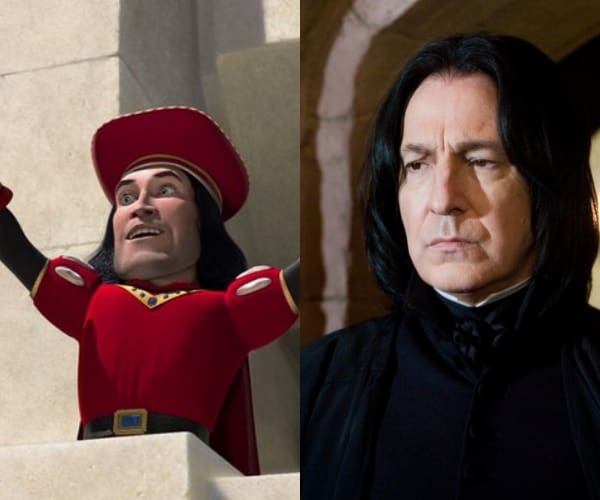 Alan Rickman le iba a dar voz a Lord Farquaad de Shrek