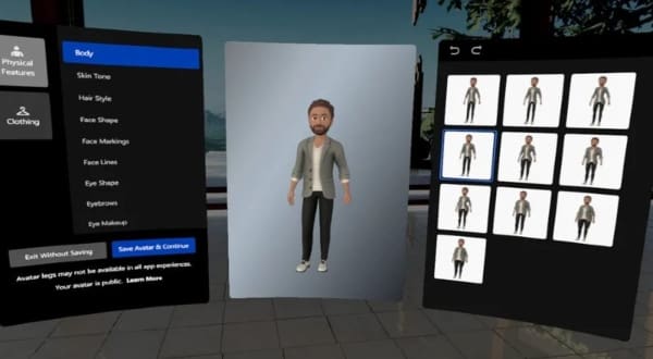 Avatares de Facebook más realistas, Oculus.