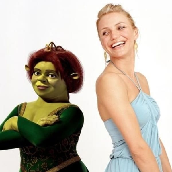 Cameron Díaz Fiona Shrek