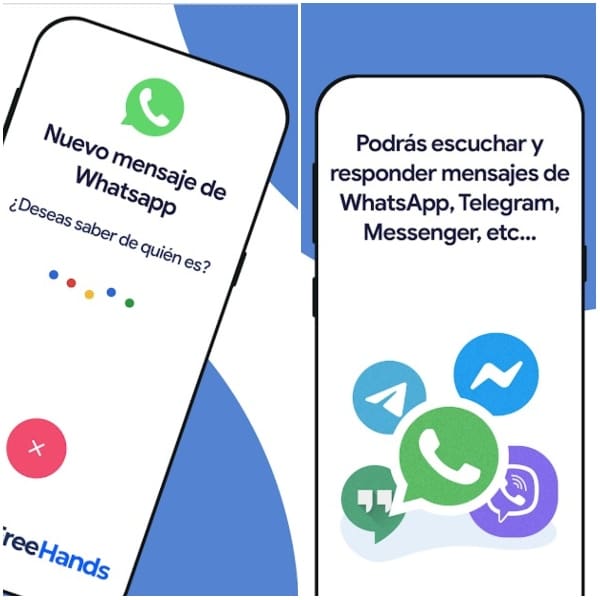 MyFreeHands aplicación Google Play para respuestas automáticas en WhatsApp mientras vas manejando