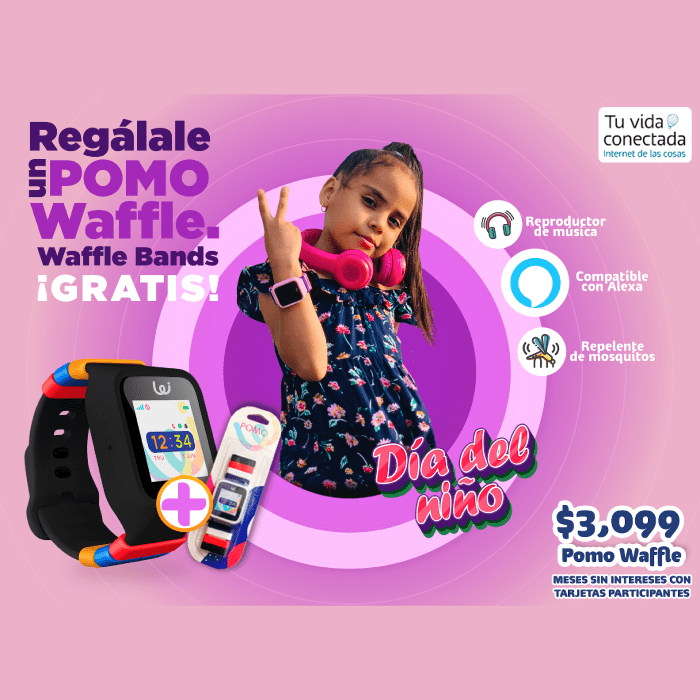 Pomo Waffle regalo el Día del Niño Tu Vida Conectada