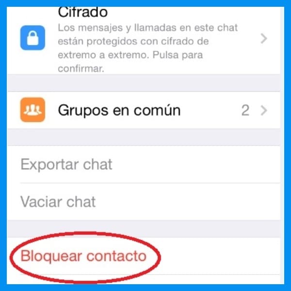 cómo bloquear a alguien en whatsapp