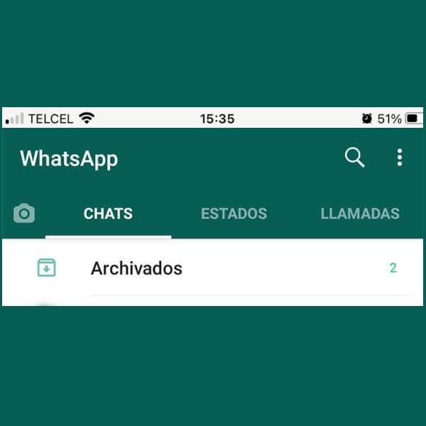 nuevos chats archivados de WhatsApp