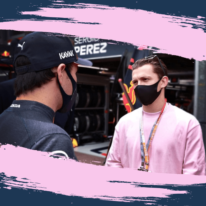 ¡Tom Holland cumplió su sueño de conocer a Checo Pérez!