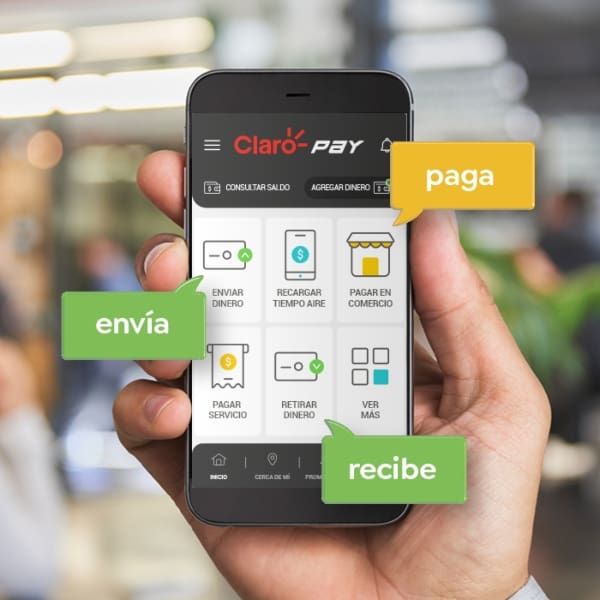 Claro Pay, funciones, beneficios, paga. envía, recibe 