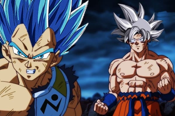 Dragon Ball Super Gokú y Vegeta dioses 