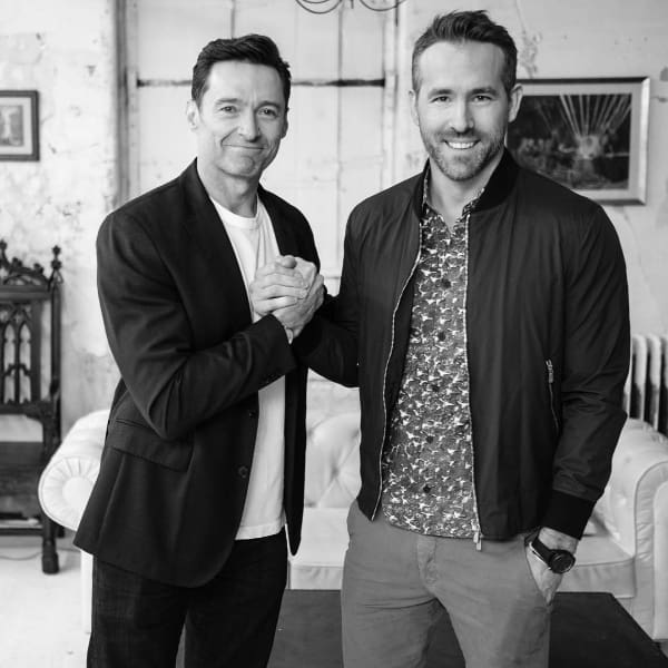 Hugh Jackman y Ryan Reynolds juntos foto