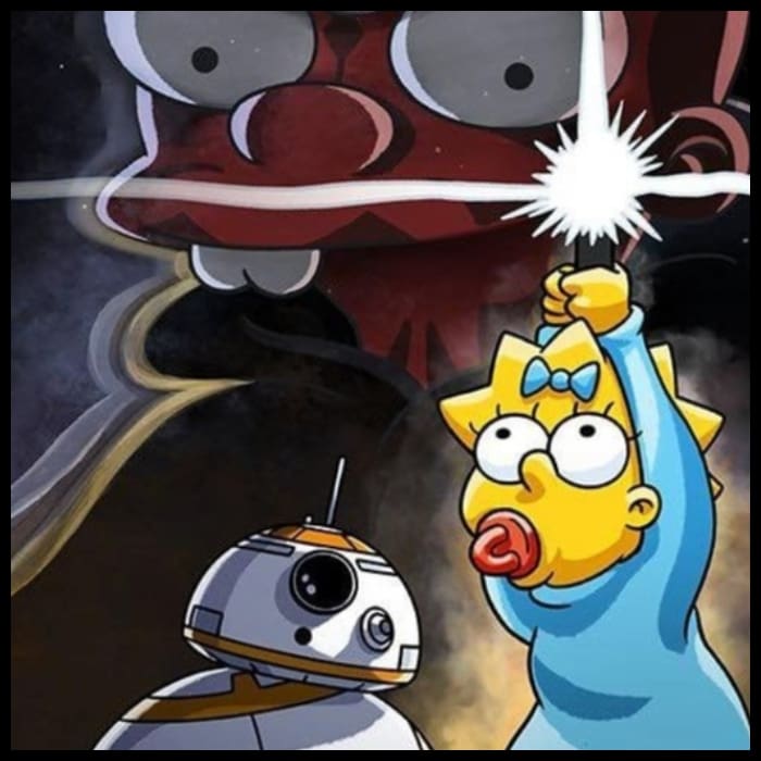 maggie en el día de Star Wars