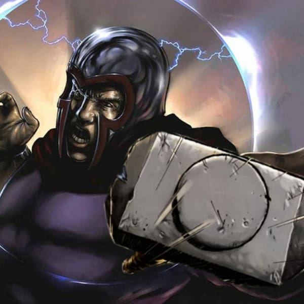 Magneto si puede levantar el martillo de Thor superpoder 