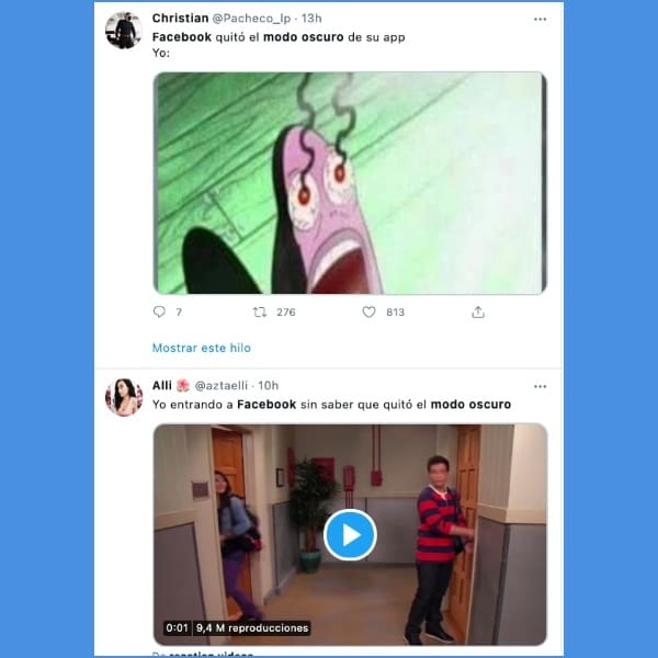 usuarios reportaron la desaparición del modo oscuro de Facebook - Blog Hola Telcel
