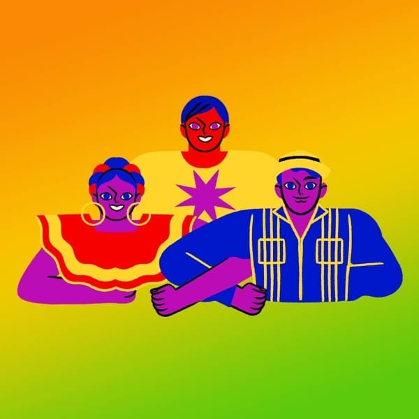 Pack de stickers Facebook Messenger Mes de la Herencia 