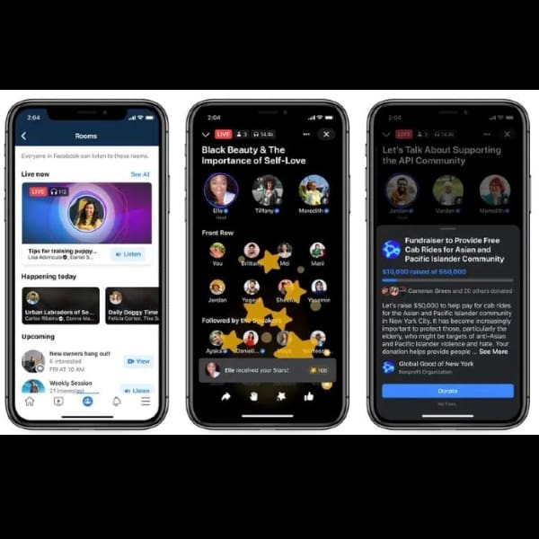 asi lucen las salas de audio en Facebook - blog hola Telcel