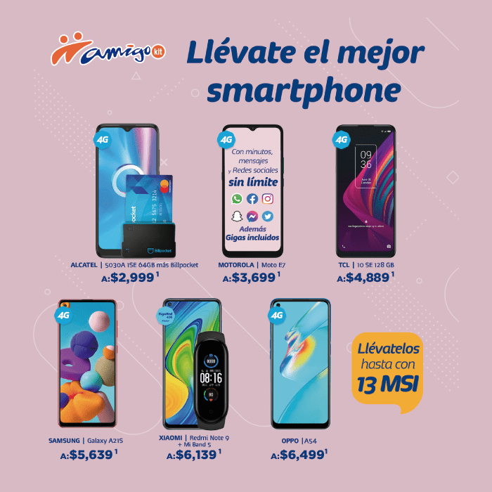amigo kit de telcel, celular de alta tecnologia - blog hola telcel