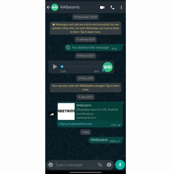Nuevo diseño de burbujas de chat en WhatsApp, imágenes compartidas por WABetaInfo.- Blog Hola Telcel 