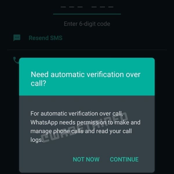 Ventana emergente que notifica a los usuarios para recibir una llamada de WhatsApp y verificar cuenta- Blog HolaTelcel 