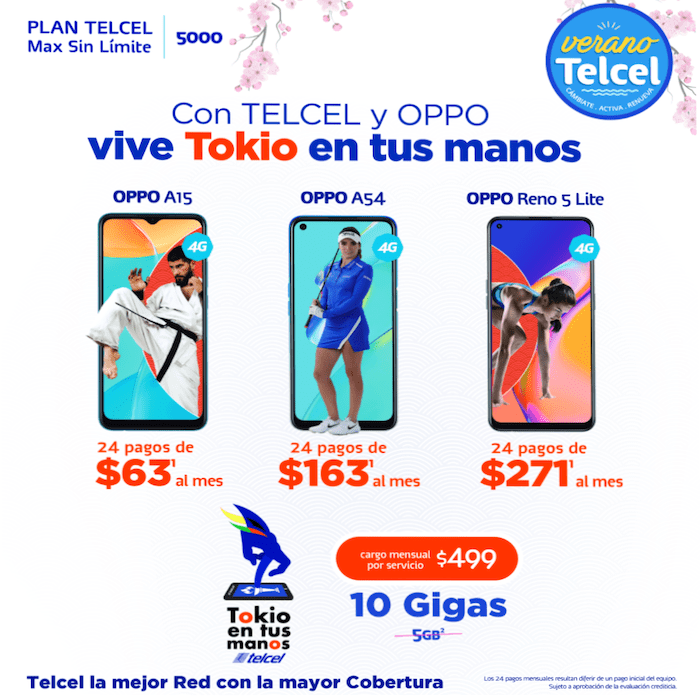 El momento más esperado del año ha llegado y no hay mejor manera de gozarlo que con un nuevo OPPO. Vigencia al 28 de julio de 2021. -Blog Hola Telcel