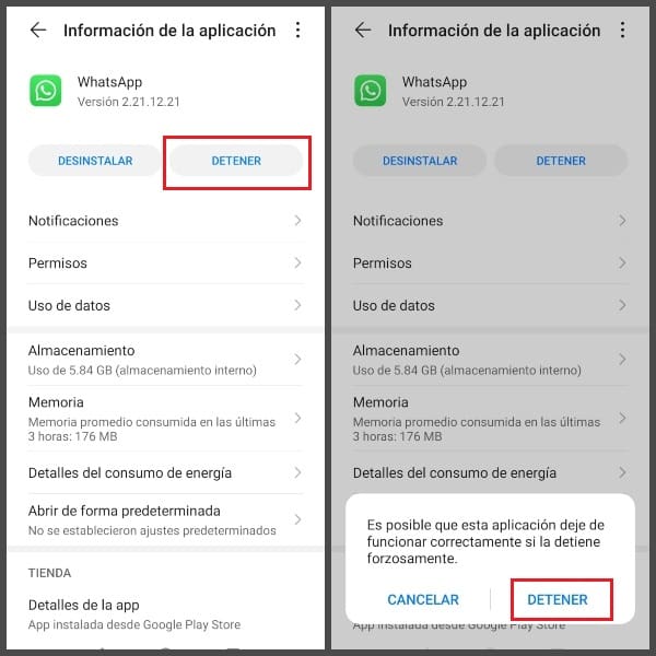 Forzar la detención de la aplicación sin tener que desinstalarla.- Blog Hola Telcel 