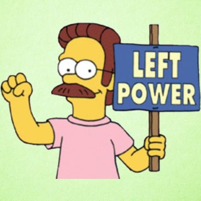 Ned Flanders apoyando el 'modo zurdo' de Android.- Blog Hola Telcel