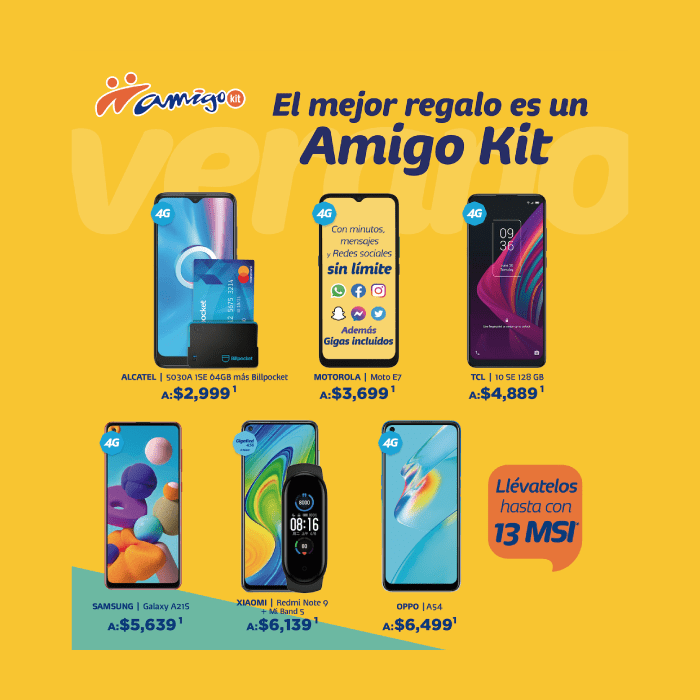 Si estás en busca de un nuevo equipo que te acompañe durante el verano, Amigo Kit tiene para ti grandes opciones. Vigencia al 07 de julio de 2021.