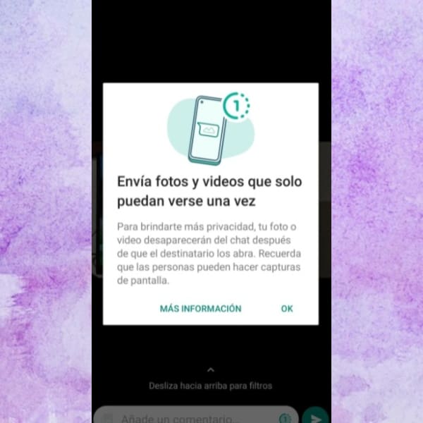 Fotos y videos que desaparecen después de verlos una vez es la próxima función nueva de WhatsApp.- Blog Hola Telcel