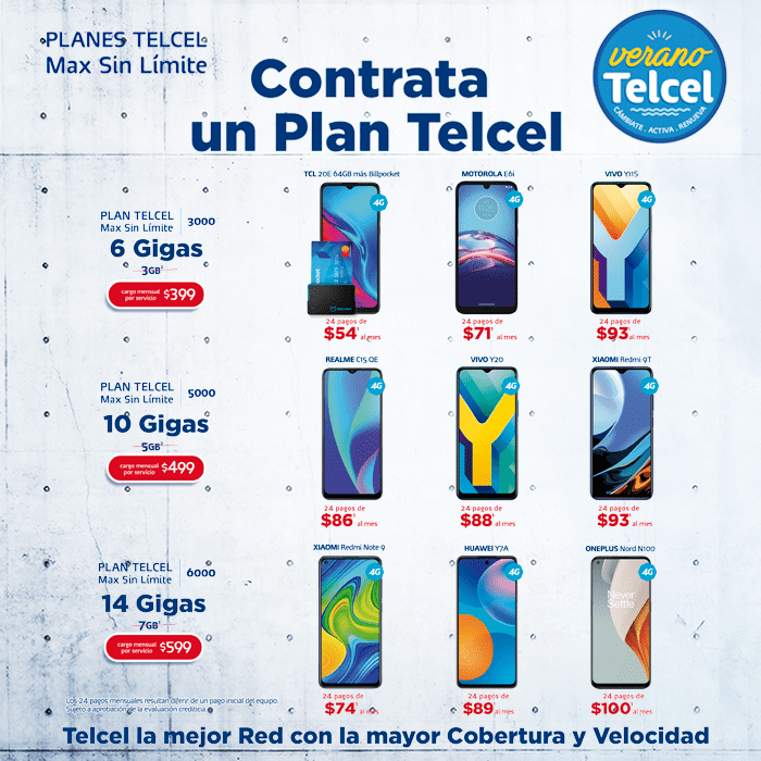 No hay nada mejor que disfrutar de un nuevo teléfono, el cual puedes obtener gracias a tu Plan Telcel. Vigencia al 18 de agosto de 2021.- Blog Hola Telcel