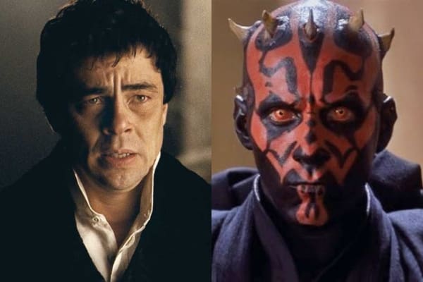 Benicio del Toro se arrepintió de ser Darth Maul en La amenaza fantasma por los pocos diálogos del personaje.- Blog Hola Telcel 