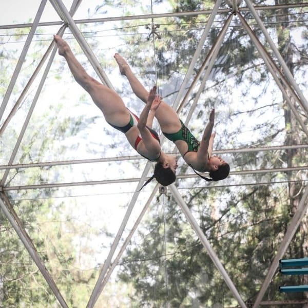 Carolina Mendoza y Dolores Hernández, clavadistas mexicanas que quedaron en cuarto lugar en Tokio.- Blog Hola Telcel 