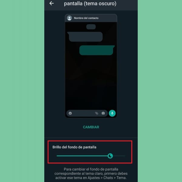 Sube todo el contraste de tu pantalla para oscurecer aún más WhatsApp.- Blog Hola Telcel 