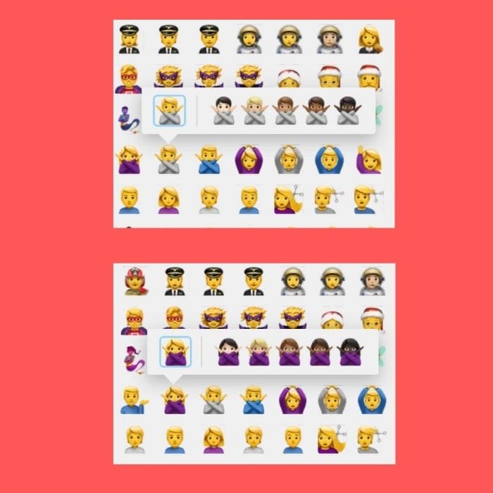Cuándo usar el emoji de la persona con los brazos en equis - Blog Hola Telcel