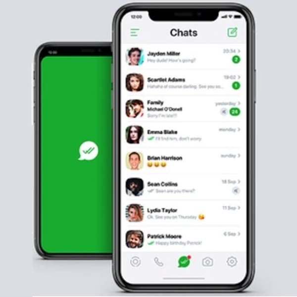 Diseño y estilo de WhatsApp en teléfonos iPhone de Apple.- Blog Hola Telcel