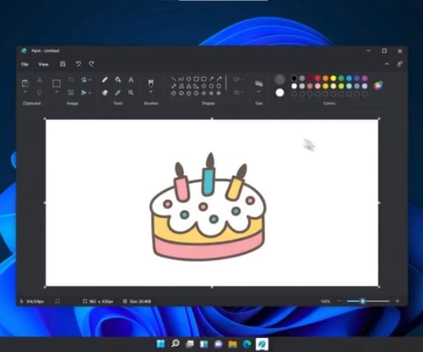 Así lucirá el nuevo Paint de Windows 11 de Microsoft, con un diseño renovado y más herramientas 3D.- Blog Hola Telcel 