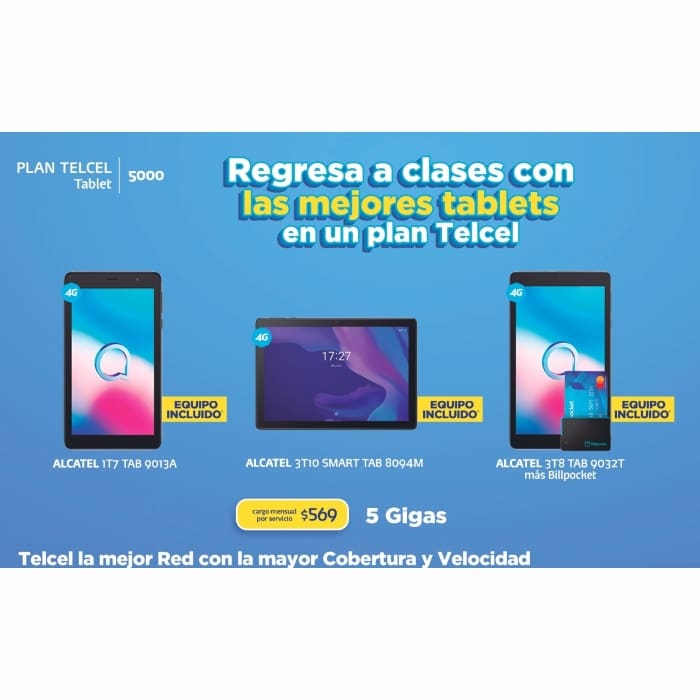 Haz de este regreso a clases el más especial de todos estrenando una increíble tablet en un Plan Telcel. Vigencia al 01 de septiembre de 2021.- Blog Hola Telcel