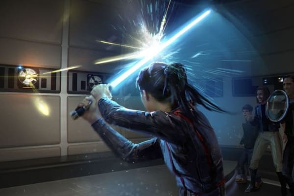 En el Star Wars: Galactic Starcruiser podrás crear tu propio sable de luz.- Blog Hola Telcel