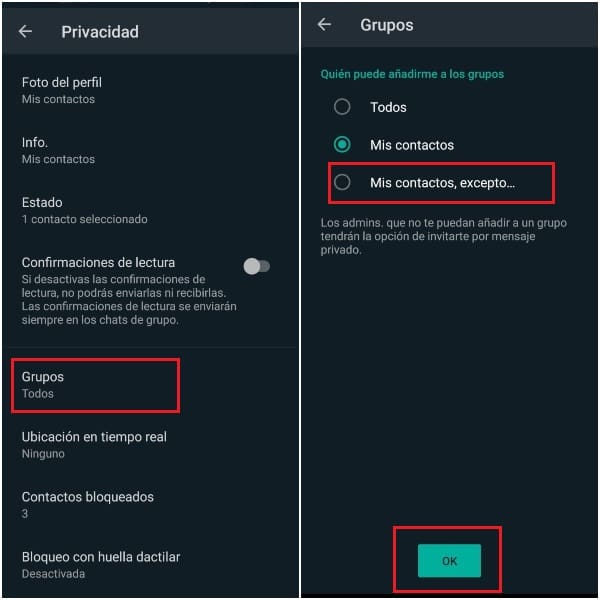 Paso a paso para evitar que te agreguen a chats grupales de WhatsApp sin tu consentimiento.- Hola Telcel 