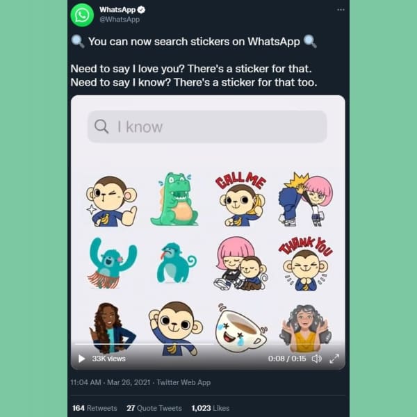 Nuevo buscador stickers de WhatsApp, cómo activarlo.- Blog Hola Telcel