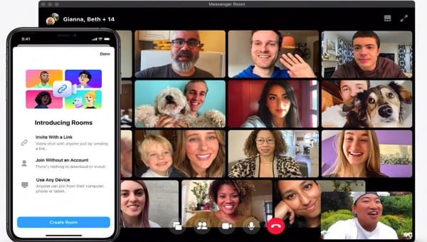 Facebook Messenger Rooms podría integrar nuevas funciones y mejoras tras la desaparición del botón Sala en WhatsApp.- Blog Hola Telcel